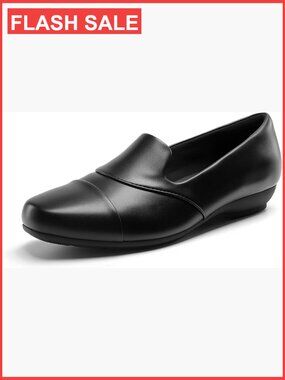 Orthopedic Loafers Wide Width Arch Support Slip On Work Shoes Cushioned
